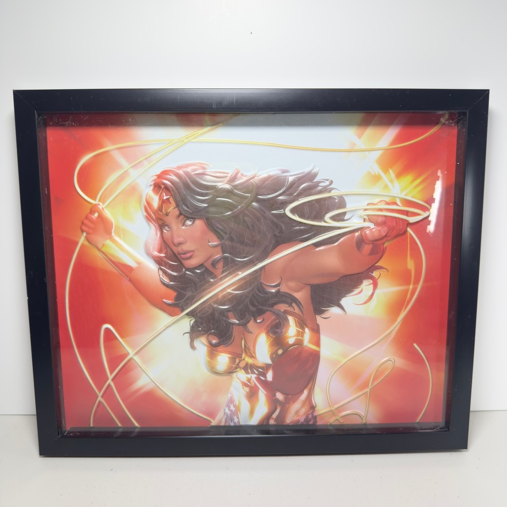 DC Comics Wonder Woman 3D Shadow Box Wall Art Comic Walls 11x14 Framed MBX25WAWW
